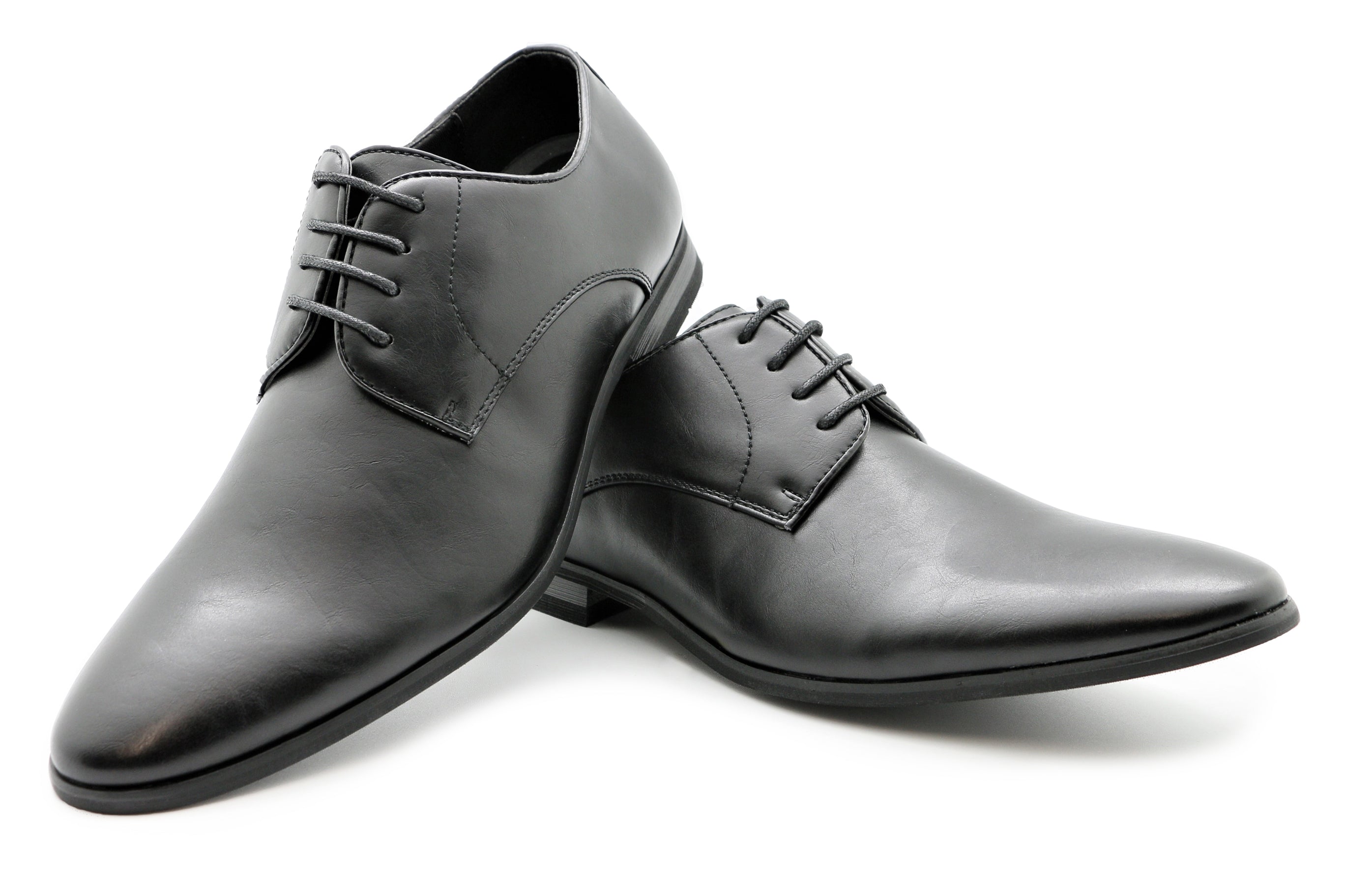 Pisa Black Vegan Derby Shoe