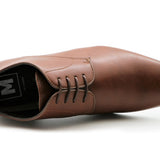 Pisa Tan Vegan Derby Shoe