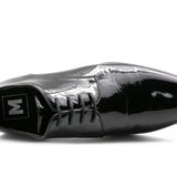 Pisa Black Patent Vegan Derby Shoe