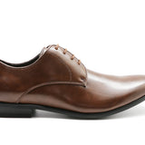Pisa Brown Vegan Derby Shoe