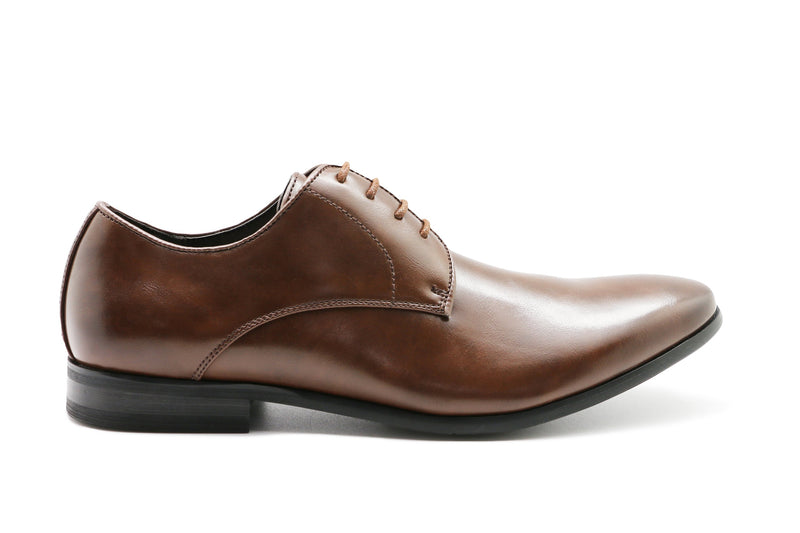 Pisa Brown Vegan Derby Shoe