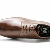 Pisa Brown Vegan Derby Shoe