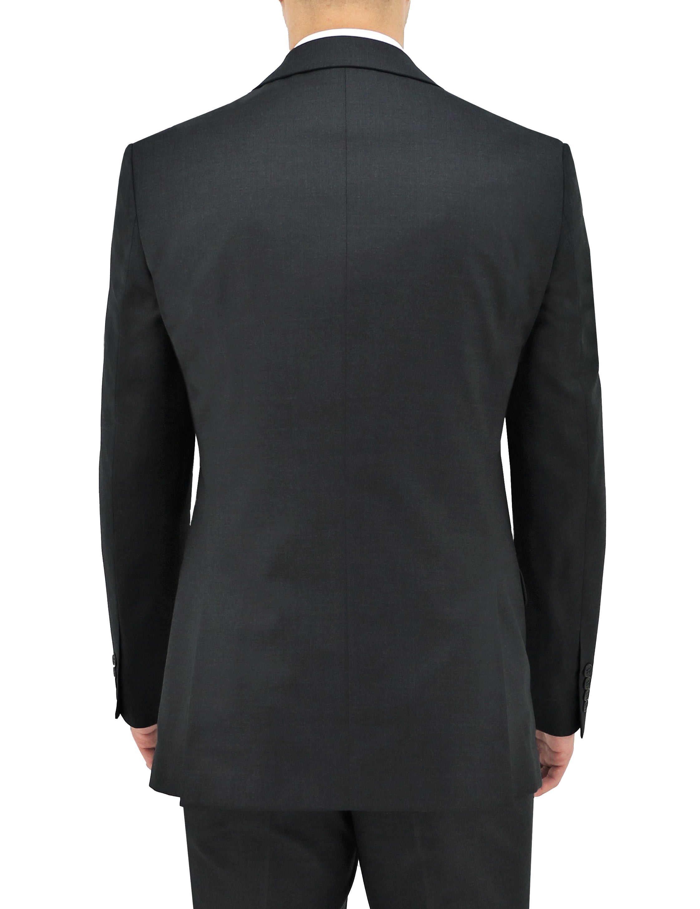 Michel 106 Charcoal Australian Merino Wool Suit Jacket