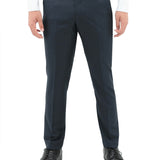Lyon 106 Blue Australian Merino Wool Suit Trouser
