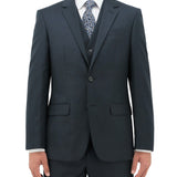 Michel 106 Blue Australian Merino Wool Suit Jacket
