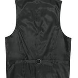 Ryan 203 Black Australian Merino Wool Waistcoat