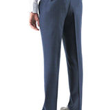Edward 102 Blue Australian Merino Wool Suit Trouser